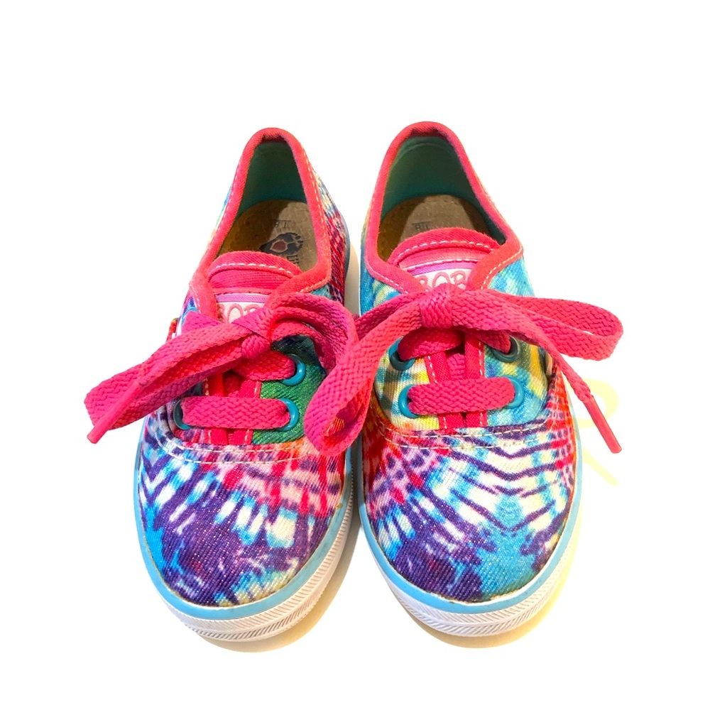 Lil Bobs from Skechers Starchild Casual shoes 85489L Rainbow Tie dye Kids tennis